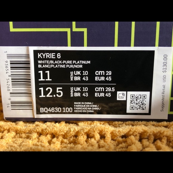 NIB- Nike KYRIE 6 Basketball ~New In Box - Picture 7 of 8